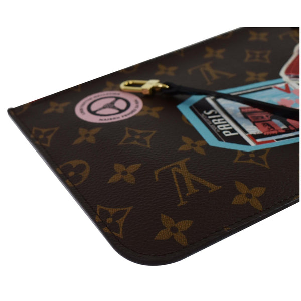 Louis Vuitton World Tour Pochette Monogram Canvas Bag - focused view