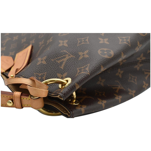 LOUIS VUITTON  Graceful MM Monogram Canvas Shoulder Bag Brown