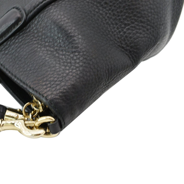 Gucci Soho Tassel Pebbled Leather Top Handle Crossbody Bag