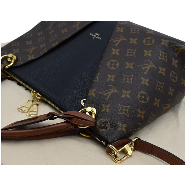 Louis Vuitton V MM Monogram Canvas Tote Bag with top zip