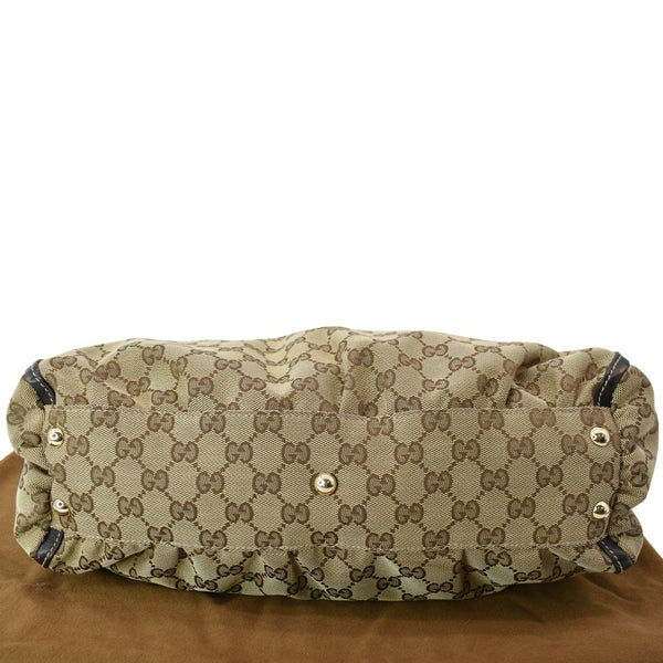 GUCCI D Ring GG Canvas Tote Bag Beige | D. Designer Handbags