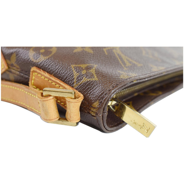 LOUIS VUITTON Trotteur Monogram Canvas Crossbody Bag Brown