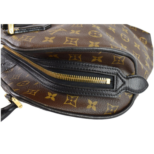 Louis Vuitton Blocks Stripes Monogram Leather Tote Bag brown