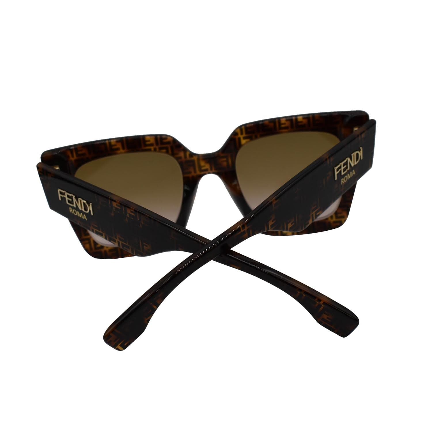Fendi - Fendi Roma - Cat-Eye Sunglasses - Havana - Sunglasses