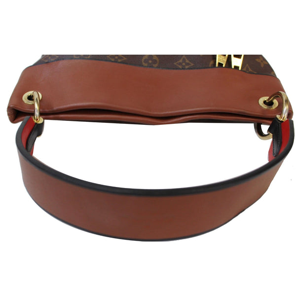 LOUIS VUITTON Tuileries Besace Monogram Canvas Shoulder Bag Caramel