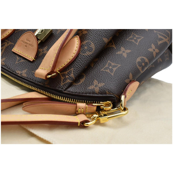 LOUIS VUITTON Rivoli PM Monogram Canvas Shoulder Bag Brown