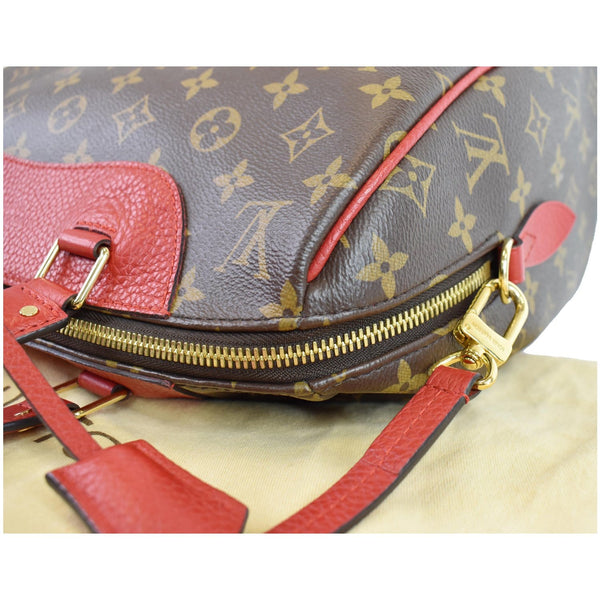 LOUIS VUITTON Retiro NM Monogram Canvas 2Way Shoulder Bag Red