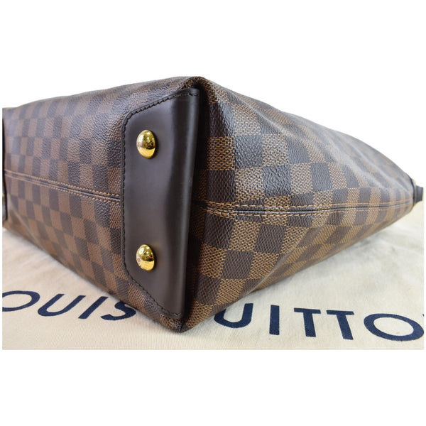 LOUIS VUITTON Duomo Hobo Damier Ebene Hobo Bag Brown