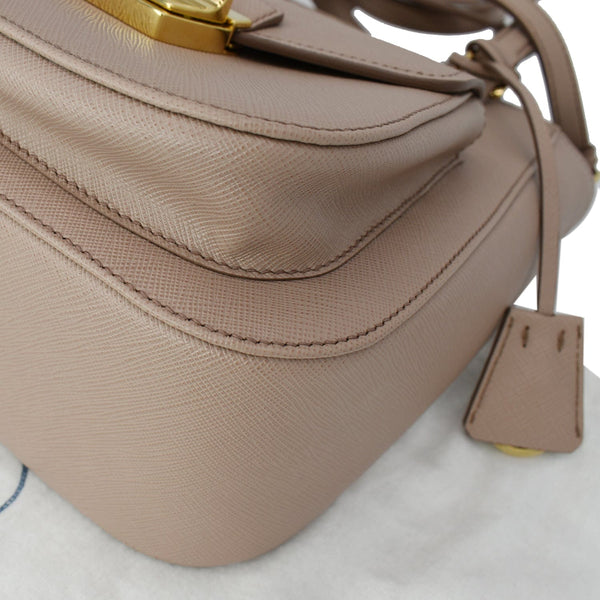 Prada Lux Metropolis Saffiano Leather Tote Bag Cipria