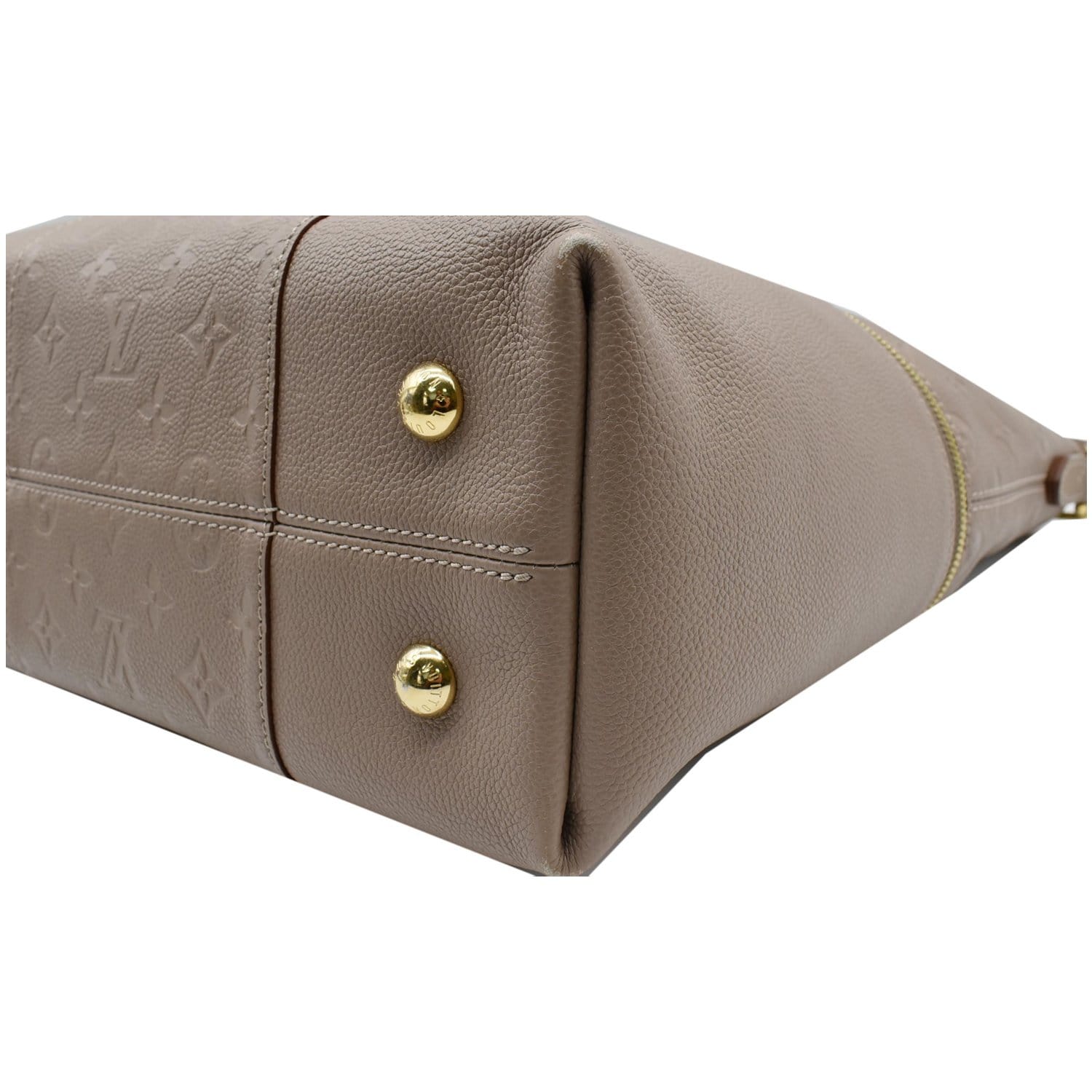 Louis Vuitton Taupe Glace Monogram Empreinte Leather Melie Bag