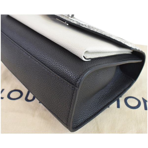 LOUIS VUITTON MyLockme BB Leather Crossbody Bag Black