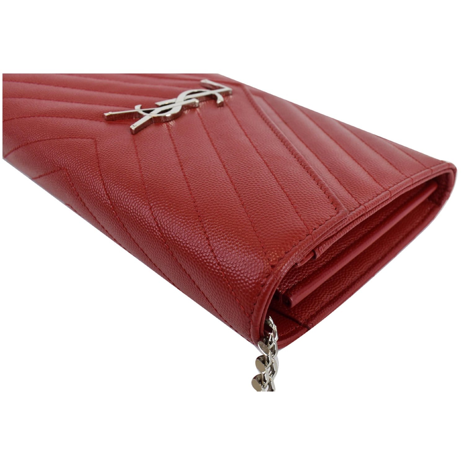 Yves Saint Laurent | Bags | Red Ysl Medium Envelope Bag Great Condition |  Poshmark