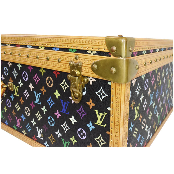 LOUIS VUITTON Alzer 80 Multicolor Monogram  Suitcase Travel Bag Black