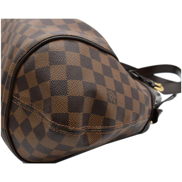LOUIS VUITTON Sistina GM Damier Ebene Shoulder Bag Brown