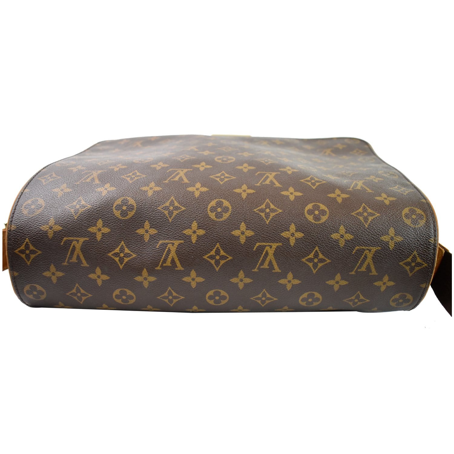 Abbesses messenger cloth bag Louis Vuitton Brown in Cloth - 27714595