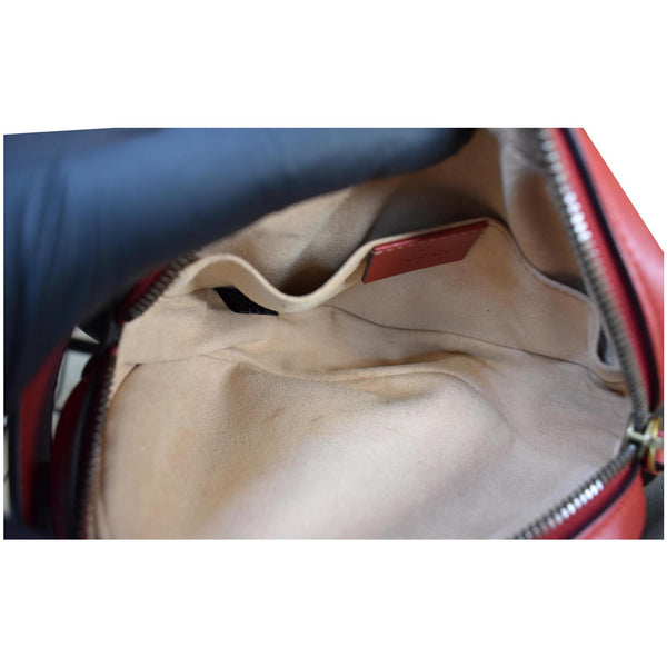 Gucci GG Marmont Matelasse Leather Belt Women Bag - interior bag