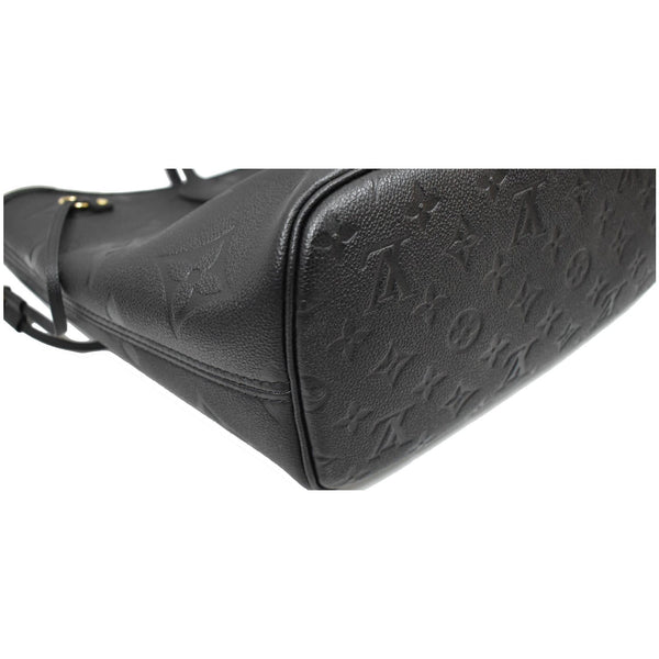 LOUIS VUITTON Neverfull MM Monogram Empreinte Tote Bag Black