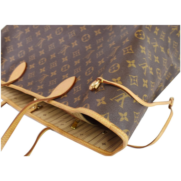 Louis Vuitton Neverfull GM Monogram Canvas Tote Bag in brown