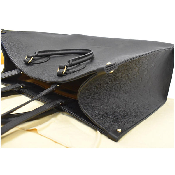 LOUIS VUITTON Onthego GM Monogram Empreinte Shoulder Bag Black