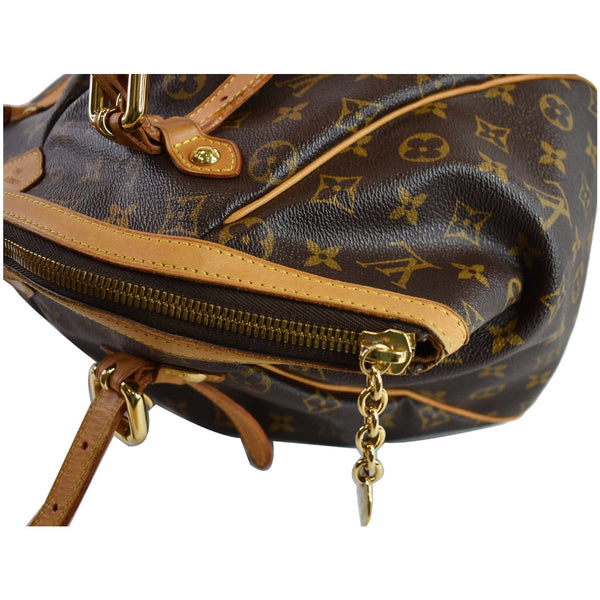 LOUIS VUITTON Tivoli GM Monogram Canvas Shoulder Bag Brown