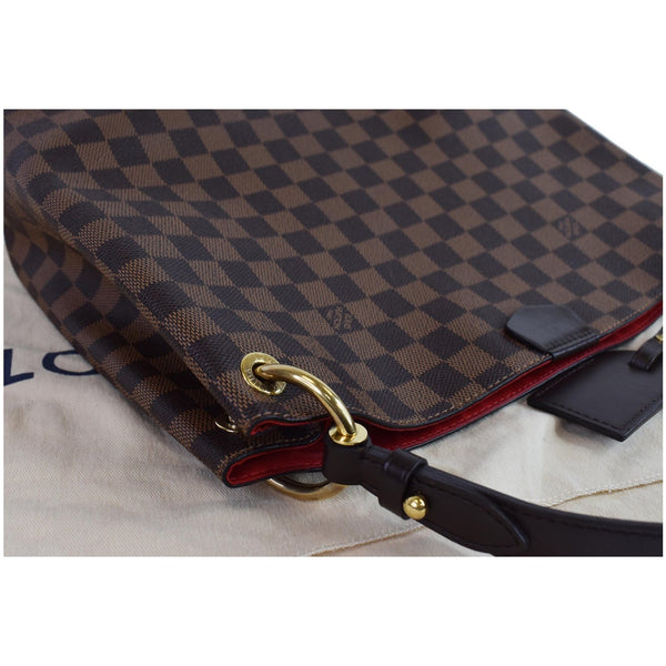 LOUIS VUITTON Graceful PM Damier Ebene Shoulder Bag Brown