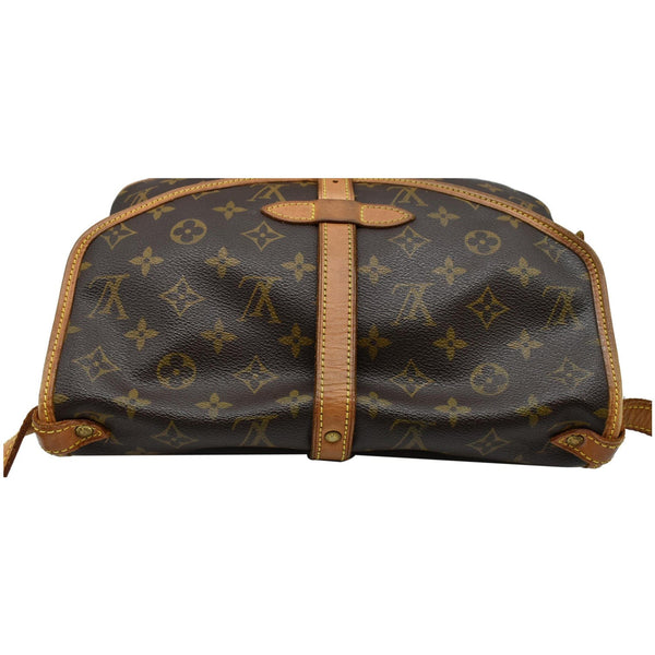 LOUIS VUITTON Saumur 30 Monogram Canvas Shoulder Bag Brown