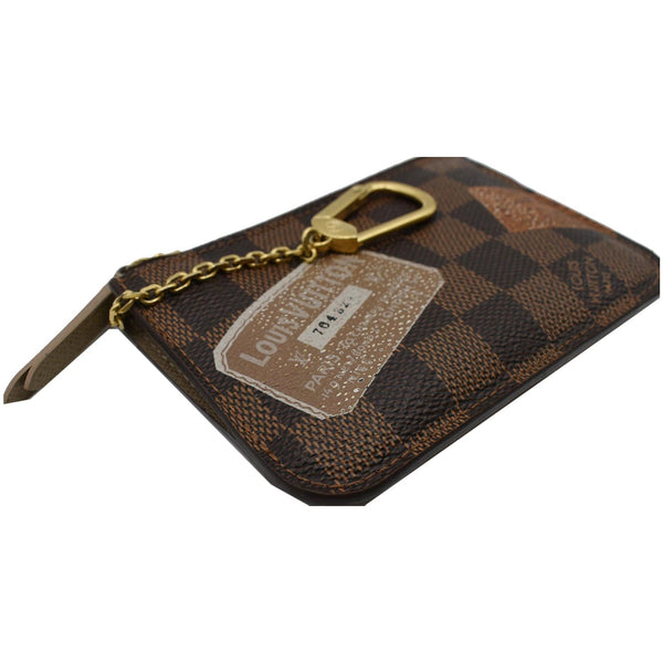 LOUIS VUITTON Trunks and Bags Damier Ebene Key Pouch Brown