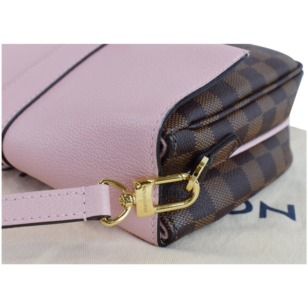 Louis Vuitton Clapton Damier Ebene Leather handbag