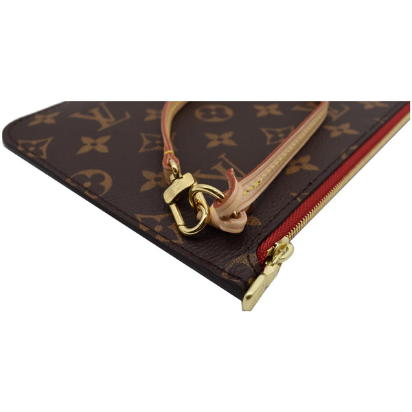 Louis Vuitton Neverfull MM Monogram Canvas Wristlet Pouch