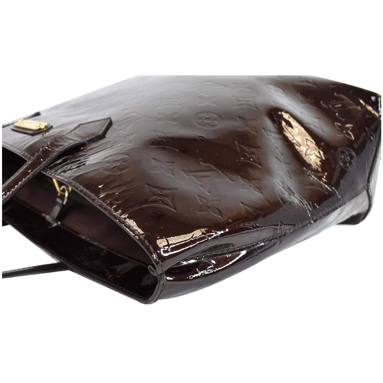 Louis Vuitton Amarante Monogram Vernis Wilshire Bag