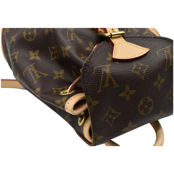 LOUIS VUITTON Montsouris PM Monogram Canvas Backpack Brown