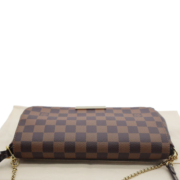 LOUIS VUITTON  Favorite PM Damier Ebene Crossbody Bag Brown