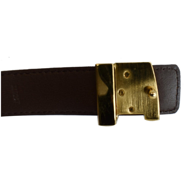 LOUIS VUITTON LV Initiales Dameir Ebene Belt - Inner View