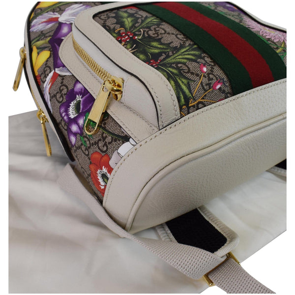 Gucci Ophidia GG Flora Supreme Canvas Backpack