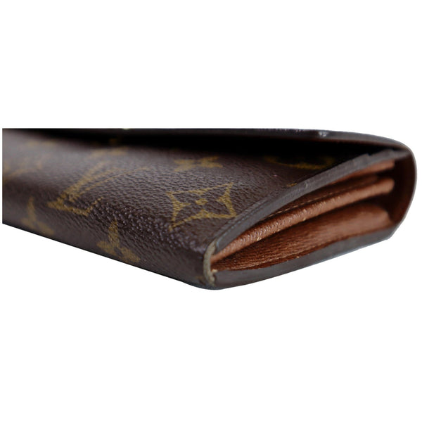 Louis Vuitton Sarah Monogram Canvas Card Holder Wallet side view