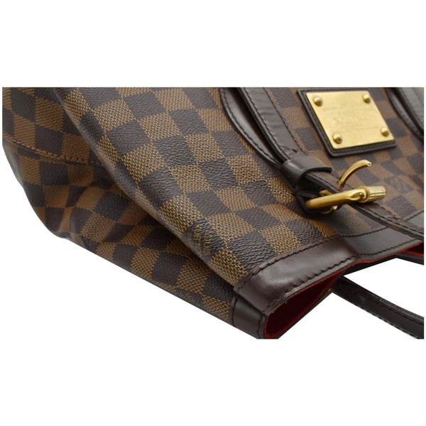 LOUIS VUITTON Hampstead MM Damier Ebene Shoulder Bag Brown