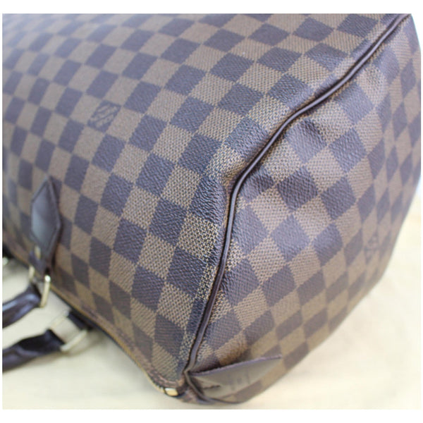 LOUIS VUITTON Speedy 35 Damier Ebene Satchel Bag Brown