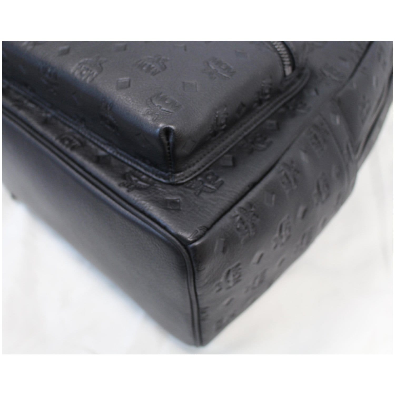 MCM Ottomar Visetos Monogram Leather Backpack Bag Black MCM Ottomar Visetos Monogram Leather Backpack Bag Black