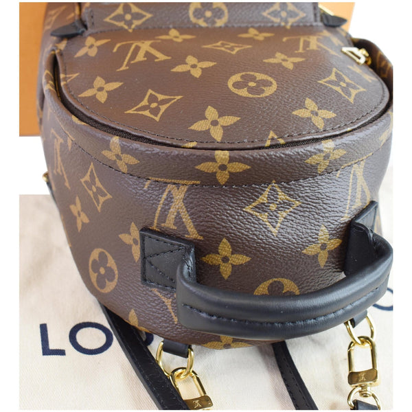 LOUIS VUITTON  Palm Springs Mini Monogram Canvas Backpack Brown