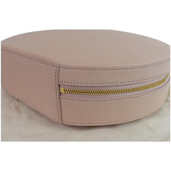 MANSUR GAVRIEL Large Circle Leather Tote Bag Pink