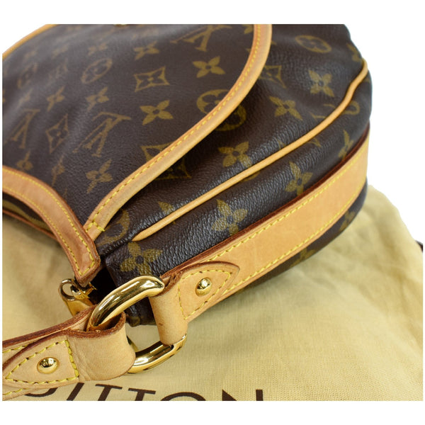 LOUIS VUITTON Tulum PM Monogram Canvas Shoulder Bag Brown