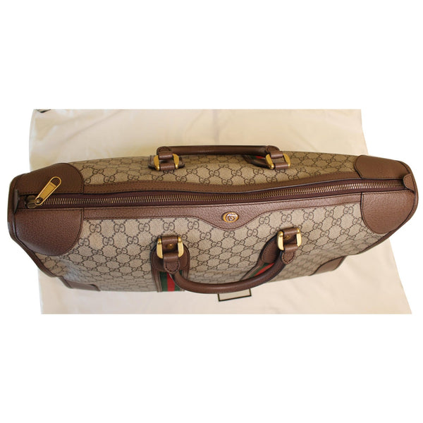 Gucci Ophidia GG Large Carry-On Canvas bag top upper view