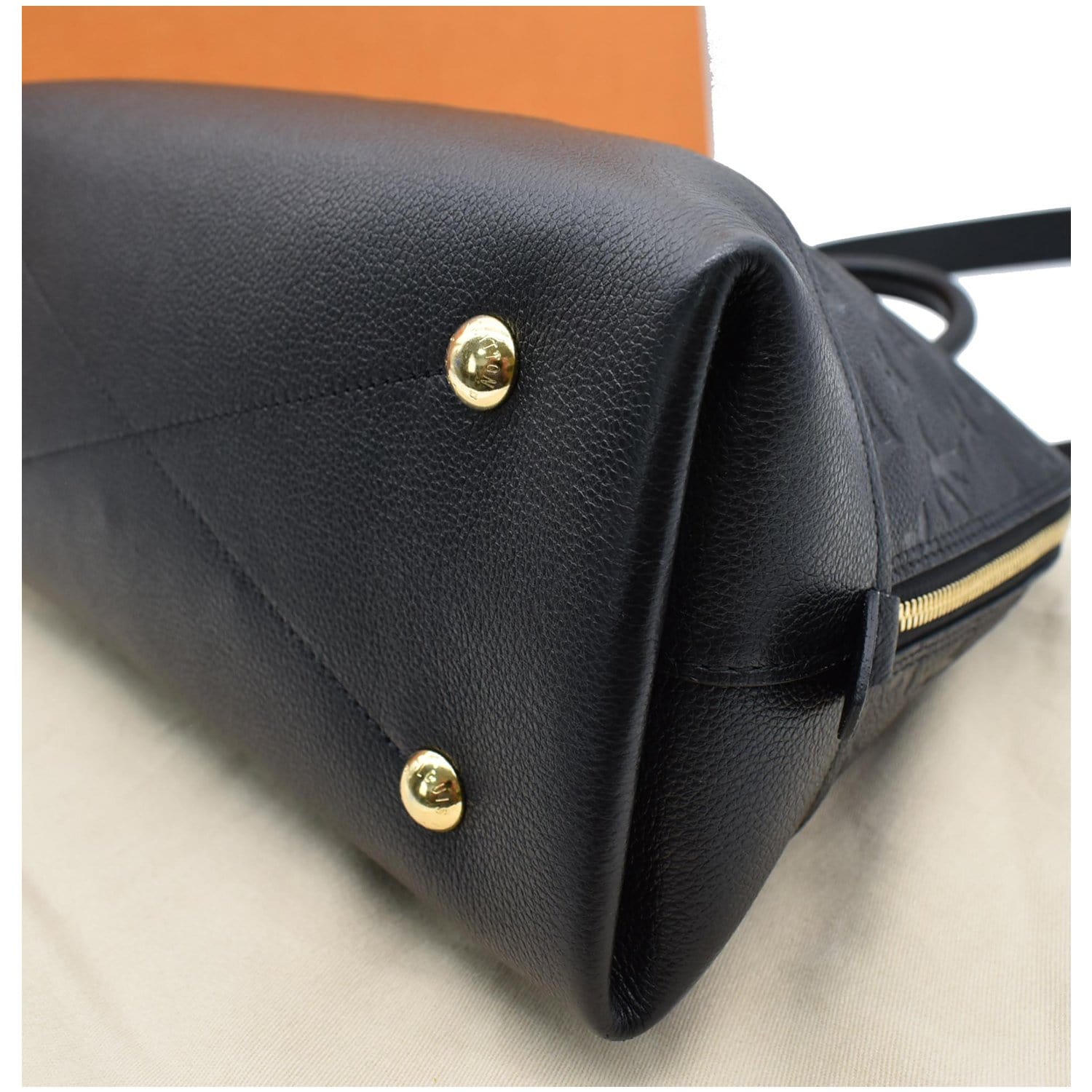 Louis Vuitton Black Monogram Empreinte Leather Neo Alma PM Bag