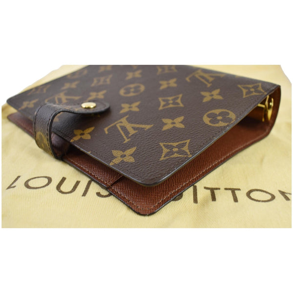 LOUIS VUITTON Agenda MM Monogram Canvas Planner Cover Brown