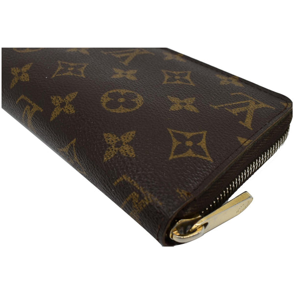 LOUIS VUITTON Zippy Organizer Monogram Canvas Wallet Brown