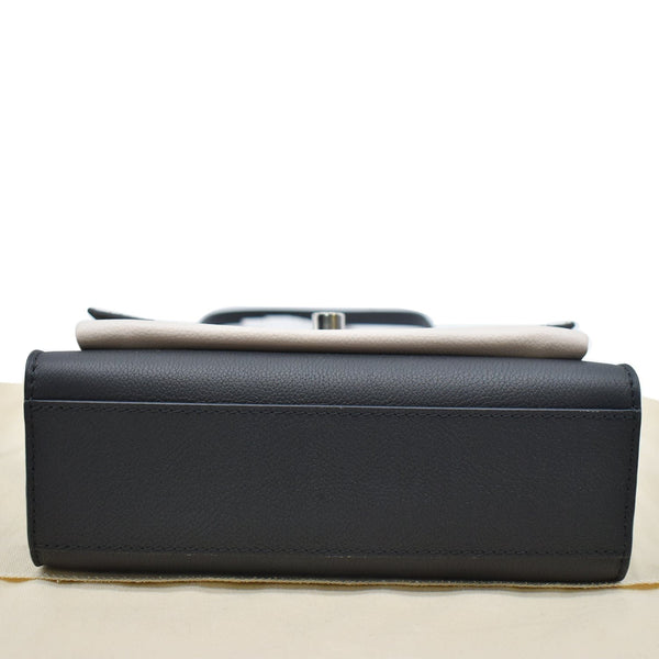 LOUIS VUITTON MyLockme BB Python Leather Crossbody Bag Black