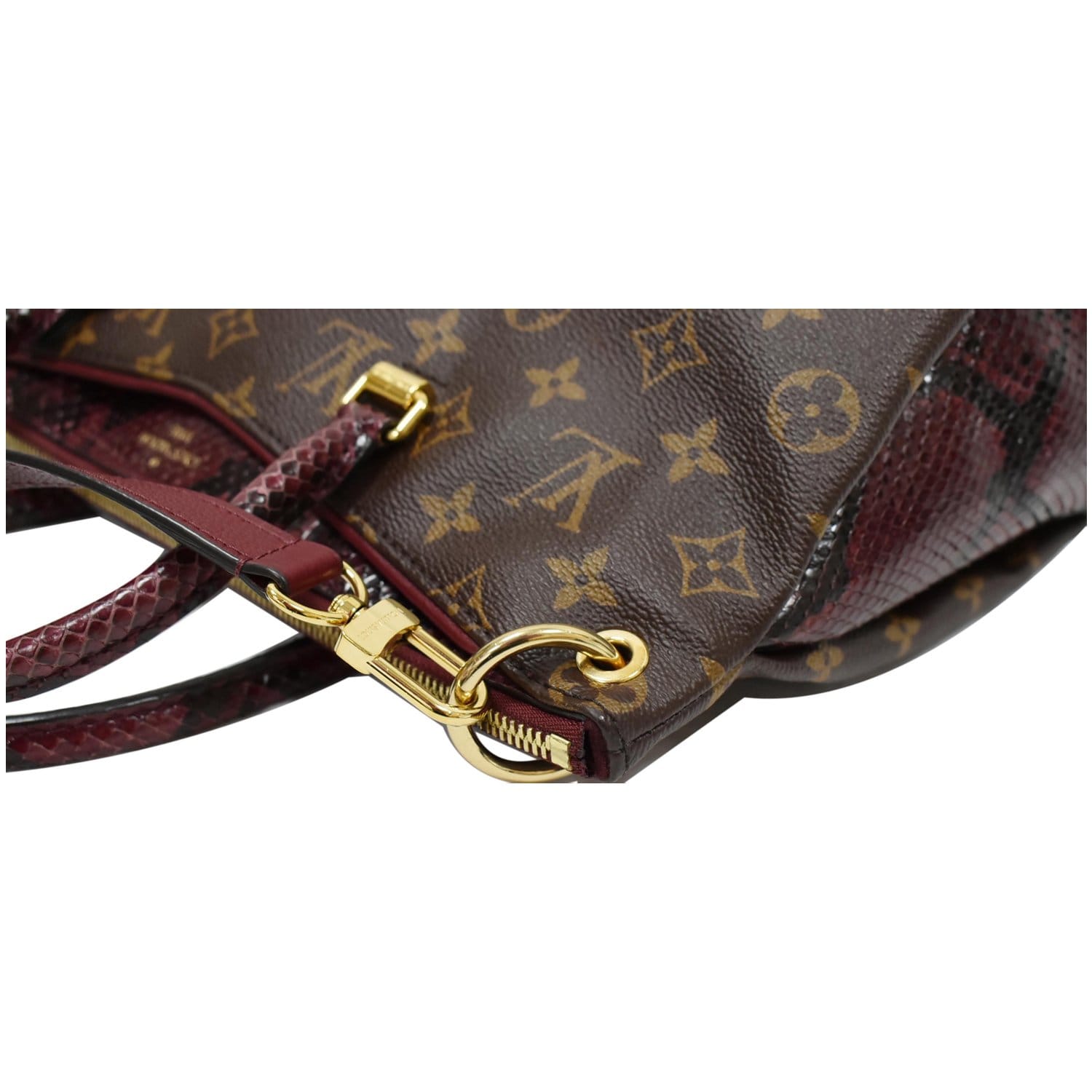 Louis Vuitton Monogram Python Pallas - Brown Satchels, Handbags - LOU312617