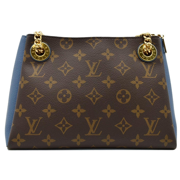 LOUIS VUITTON Surene BB Monogram Canvas Shoulder Bag Blue Jean