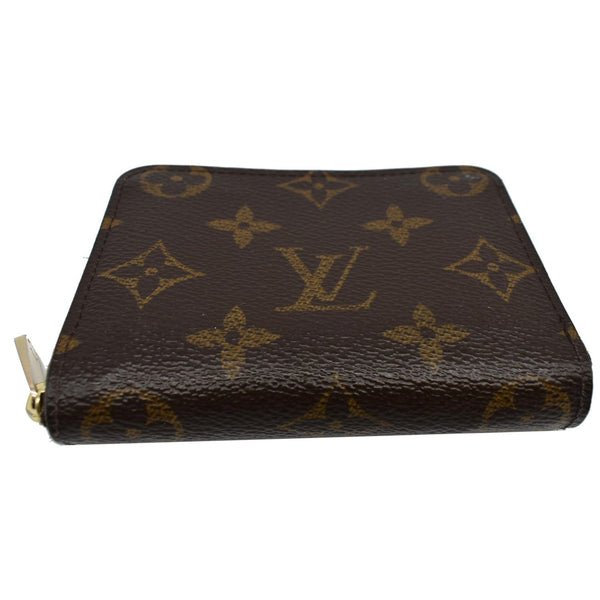 LOUIS VUITTON Monogram Canvas Zippy Coin Purse Brown