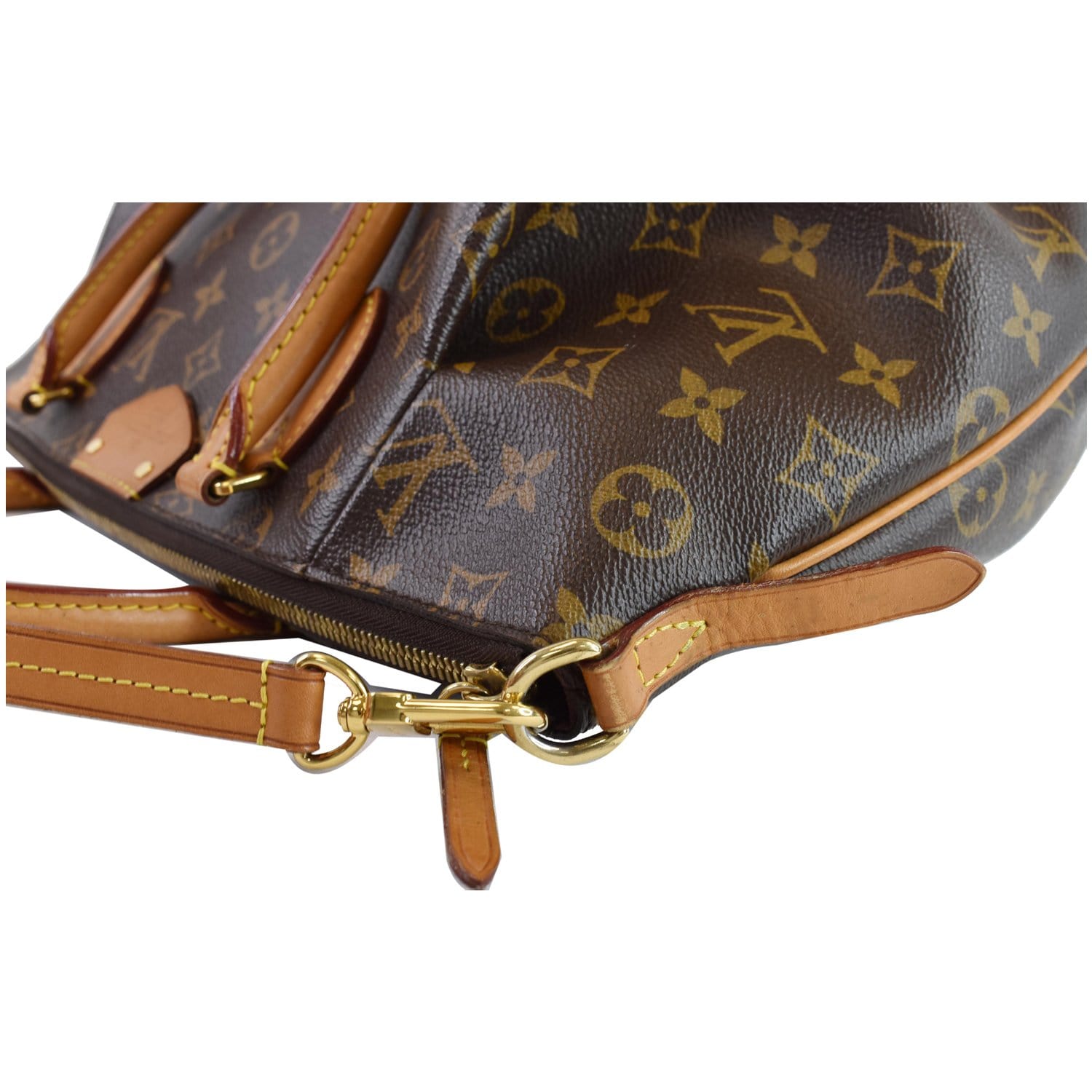 Turenne fabric handbag Louis Vuitton Brown in Cloth - 35293922